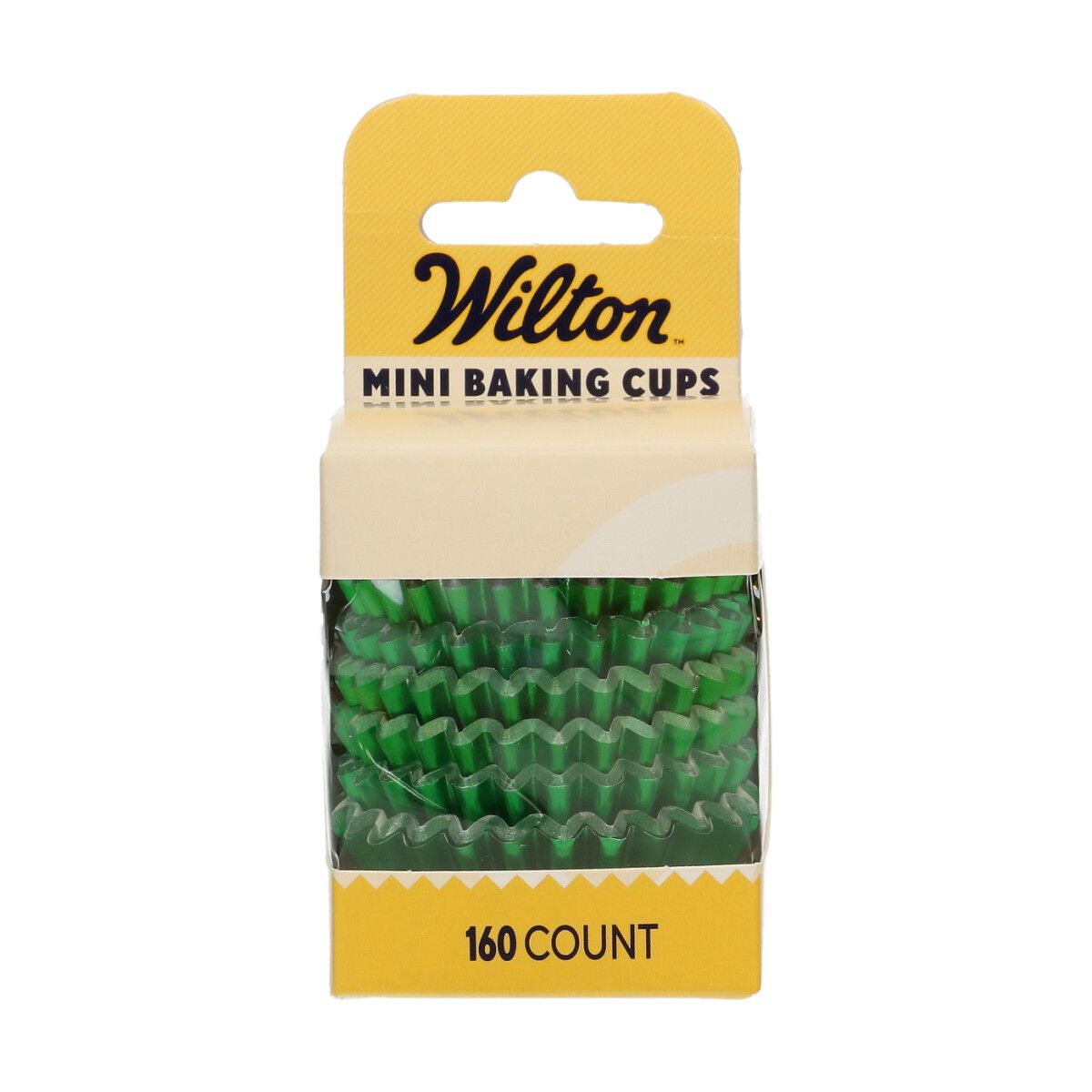 Wilton Mini Metallic Muffinsformer Grønn 160 stk