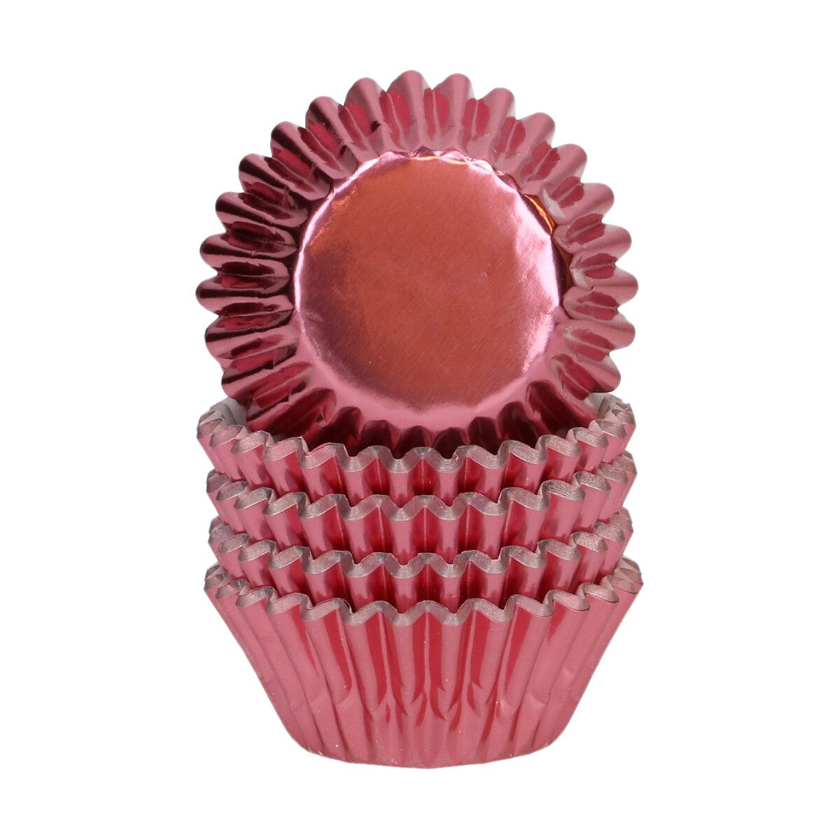 Wilton Mini Metallic Muffinsformer Rosé Gull 160 stk