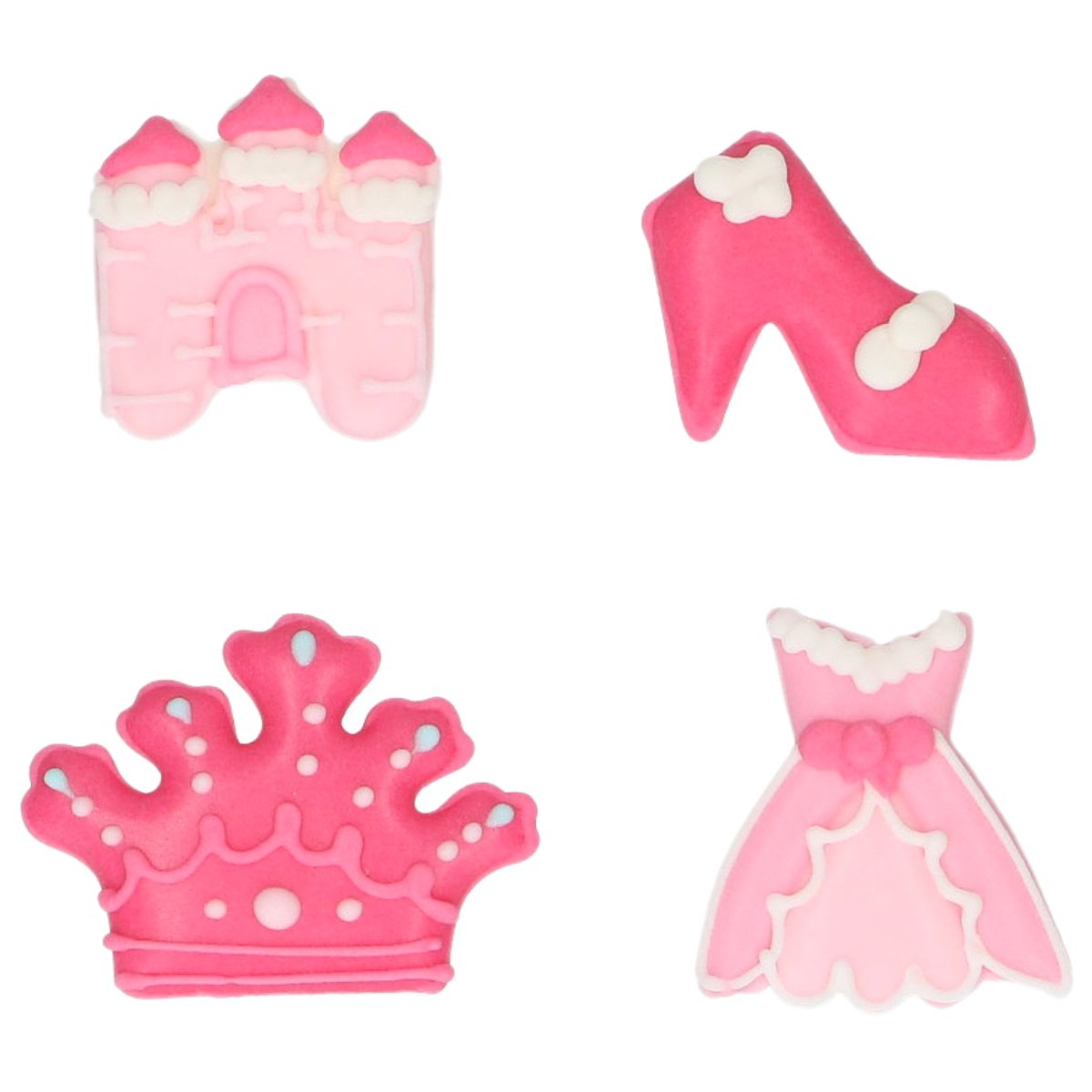 Wilton Kakepynt Prinsesse 8 stk