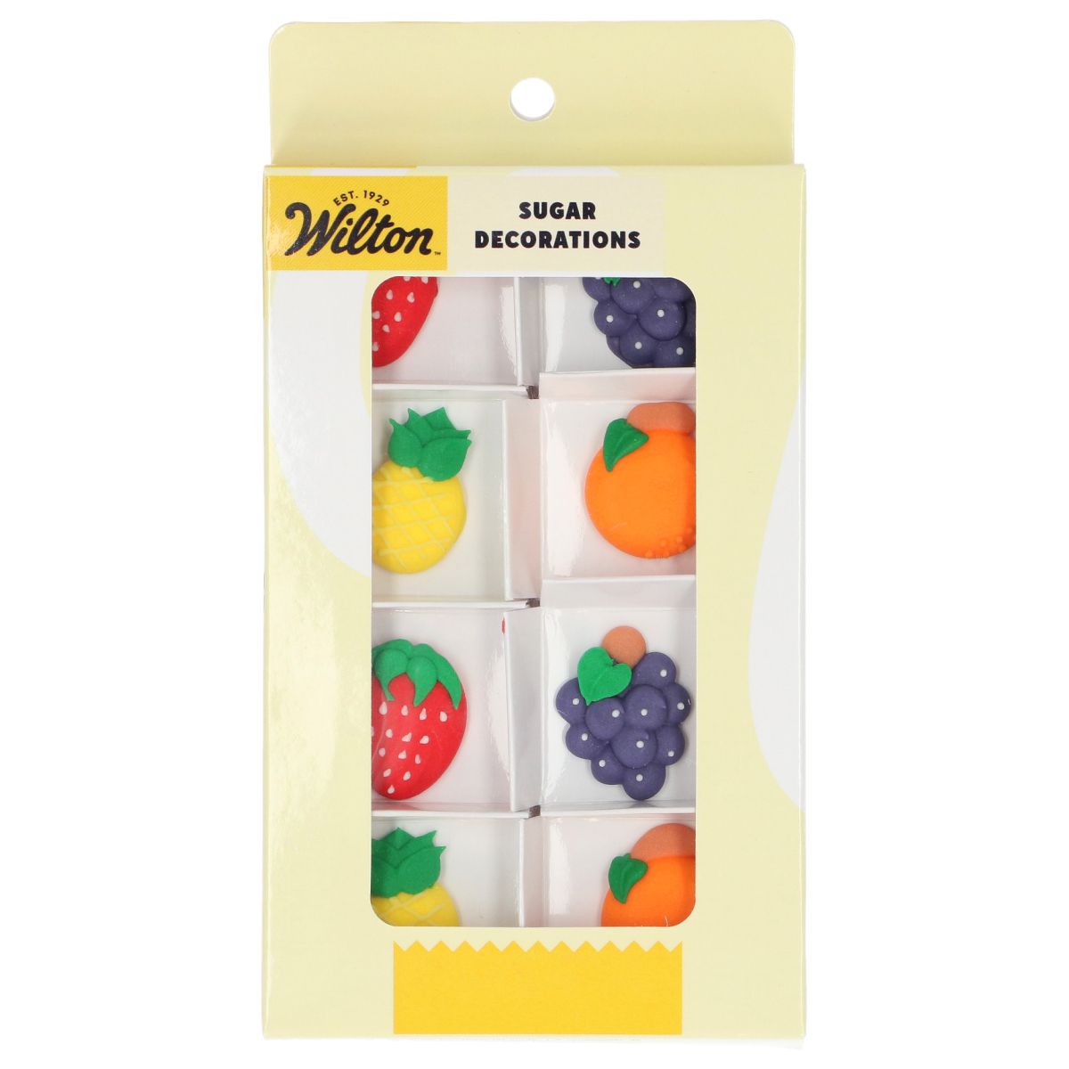 Wilton Kakepynt Frukt 8 stk