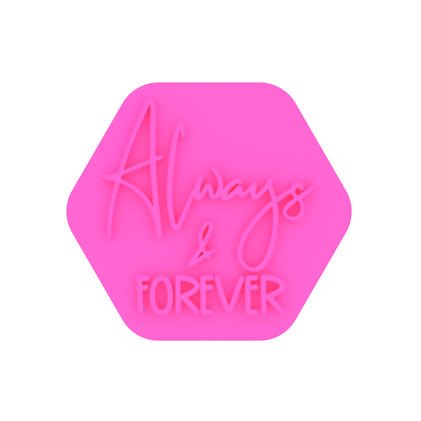 Always and Forever Cookie Stamp 2
