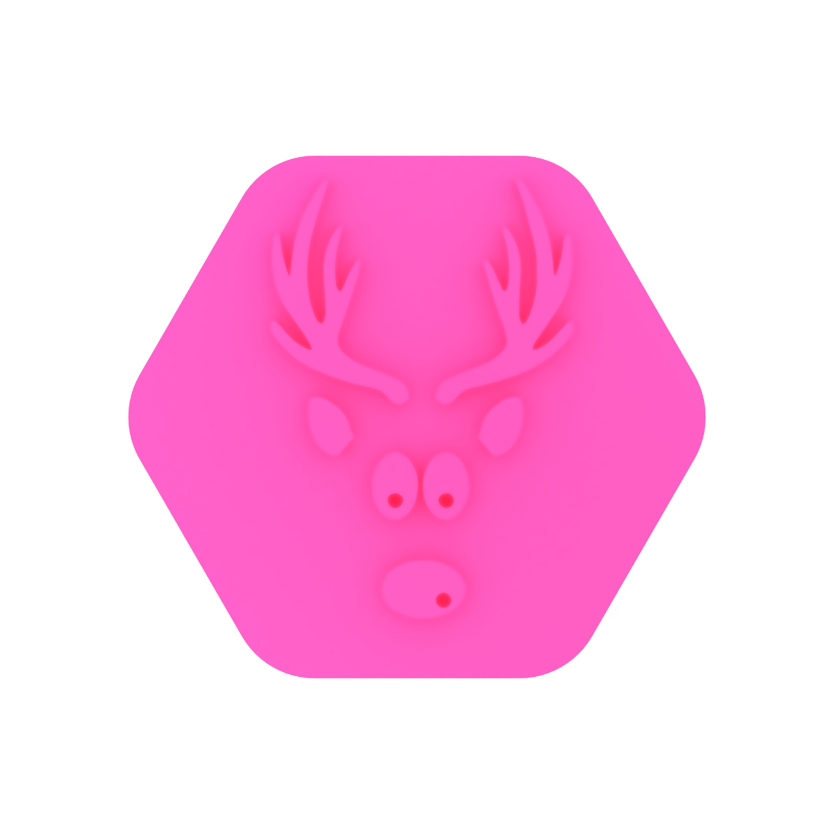 Reindeer Antlers Cookie Stamp (6W) 2