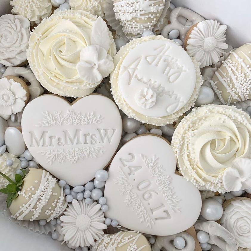 Floral Banner Cookie Embosser 4