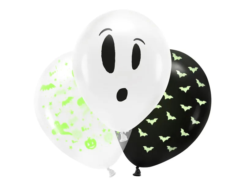 Ballong Halloween Selvlysende 3stk
