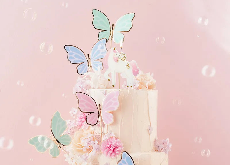 Lys Enhjørning Unicorn 9 cm 4