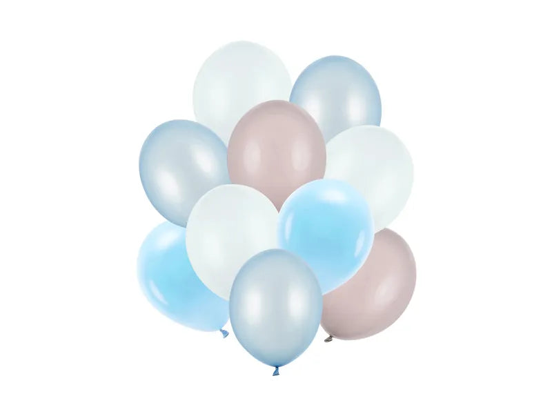Ballonger Blå mix 27-30cm 10pk