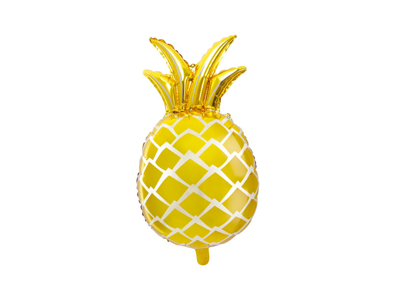 Ballong Ananas Gullfolie 38x63cm