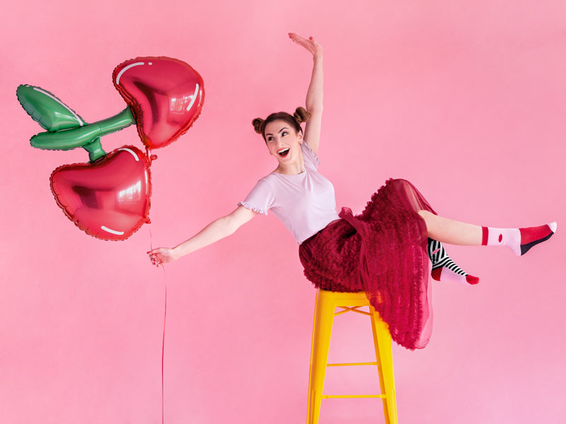 Ballong Kirsebær Folie 88x73cm 3