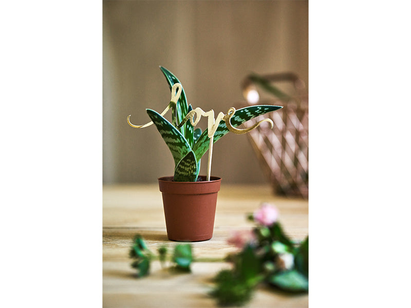 Kaketopper Love Gold 17 cm 3