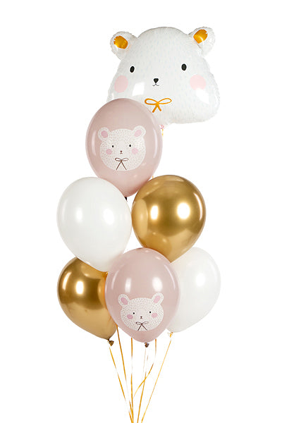 Ballonger Polar Bear mix 30 cm, 6 stk 2