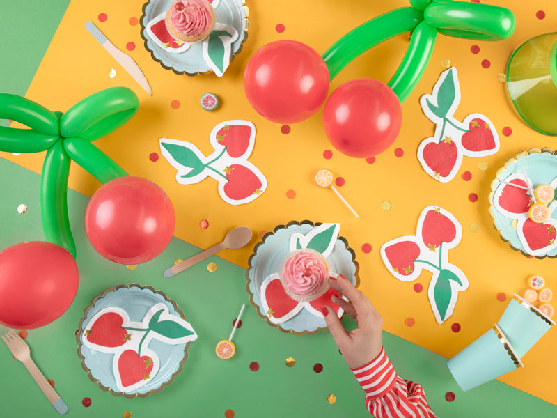 Servietter Kirsebær 14x16cm, 20 stk 3