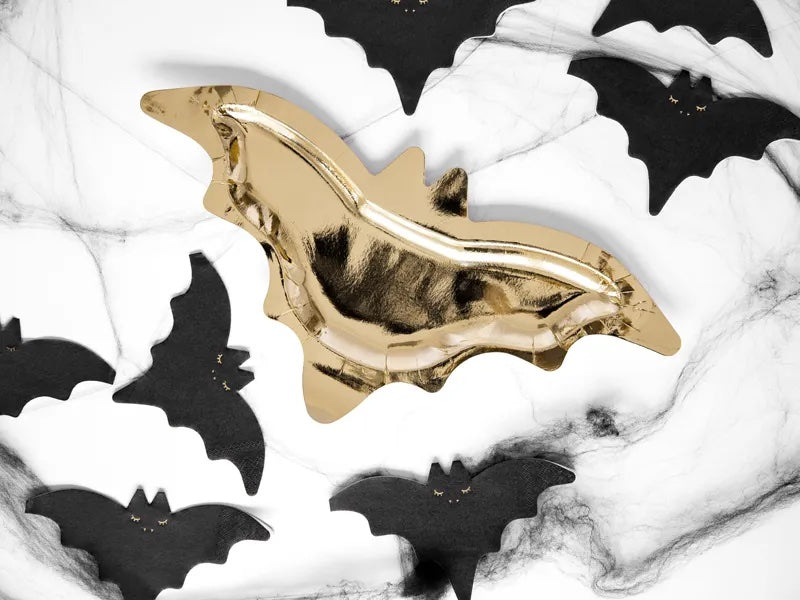 Papptallerken Gull Flaggemus 37,5x18,5 cm, 6 pk 2