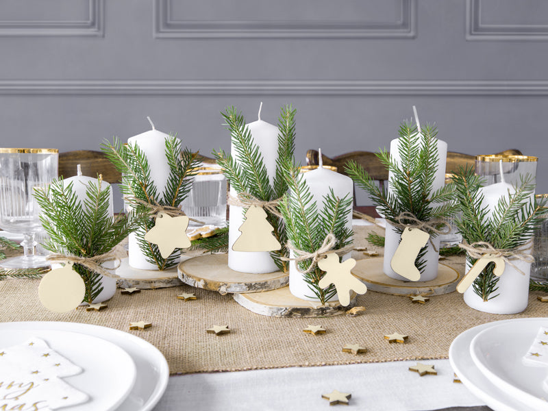 Gavelapper i tre Jul, 12 stk 2