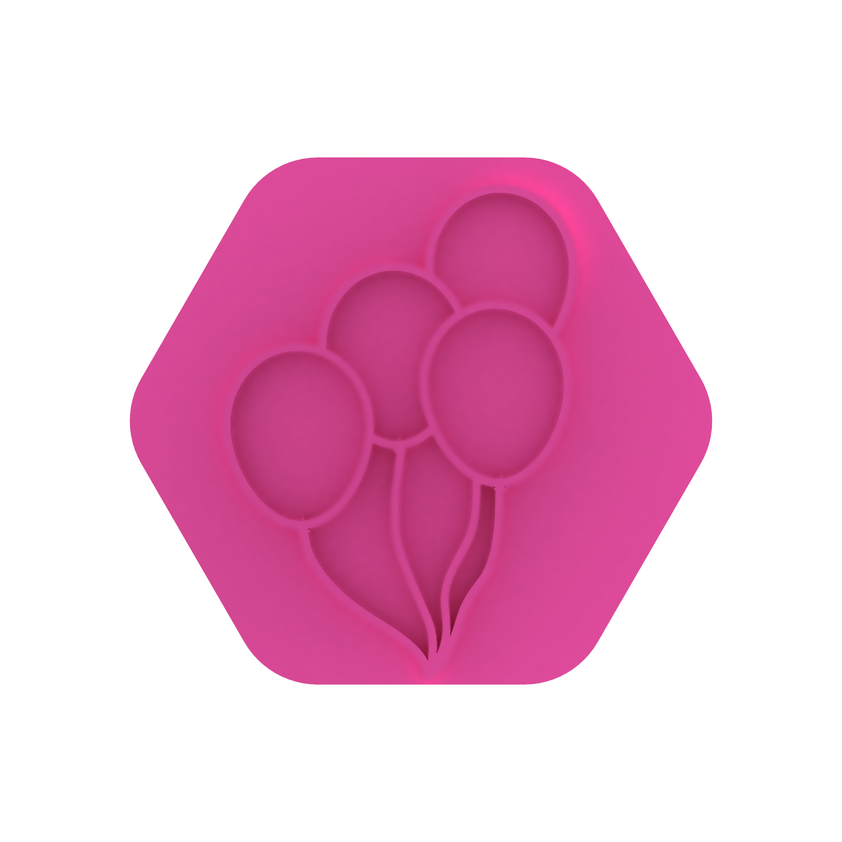 Birthday Balloons Cookie Stamp 2