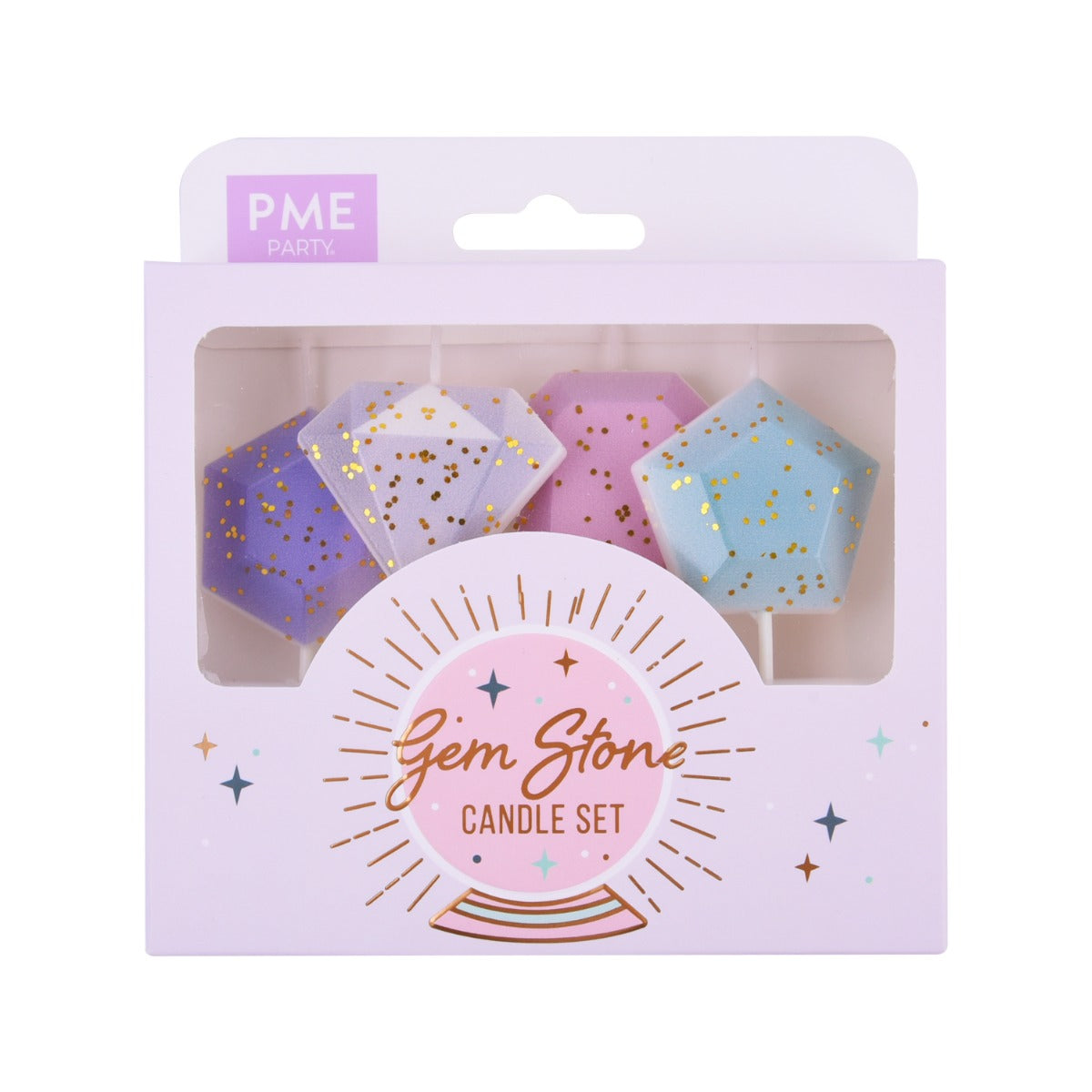Kakelys Gem Stones Set, 4 dl 2