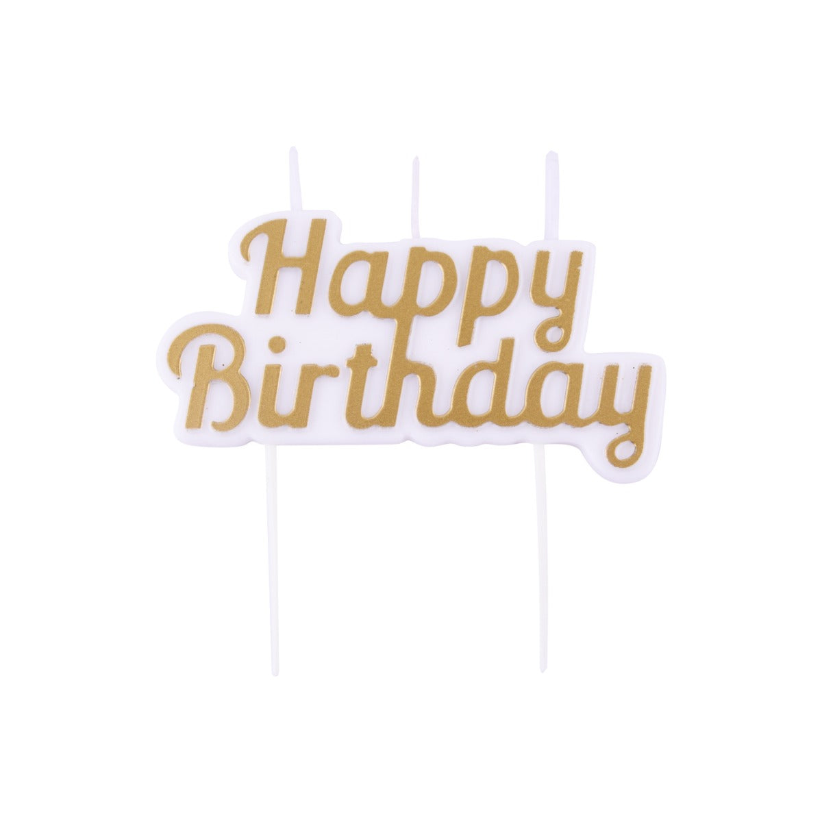Kakelys Happy Birthday Gold STK