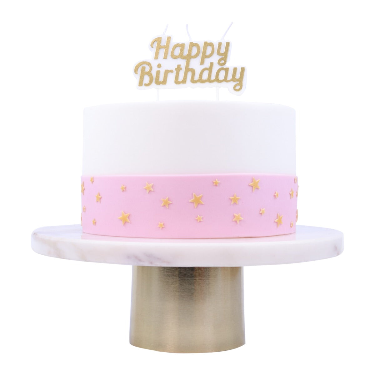 Kakelys Happy Birthday Gold STK 4