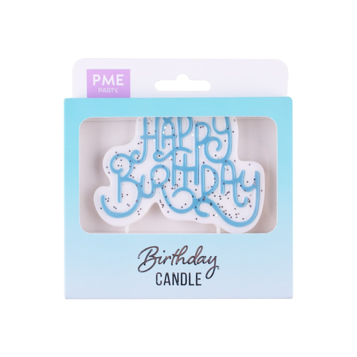 Kakelys Blue Sparkly Birthday Candle STK 2