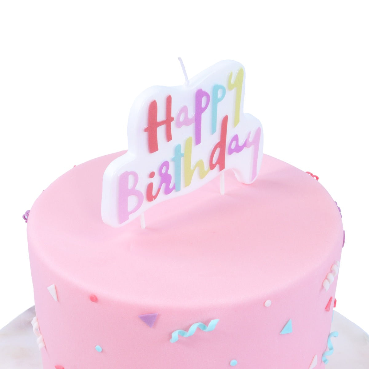Kakelys Pink Pastel Birthday Candle STK 3