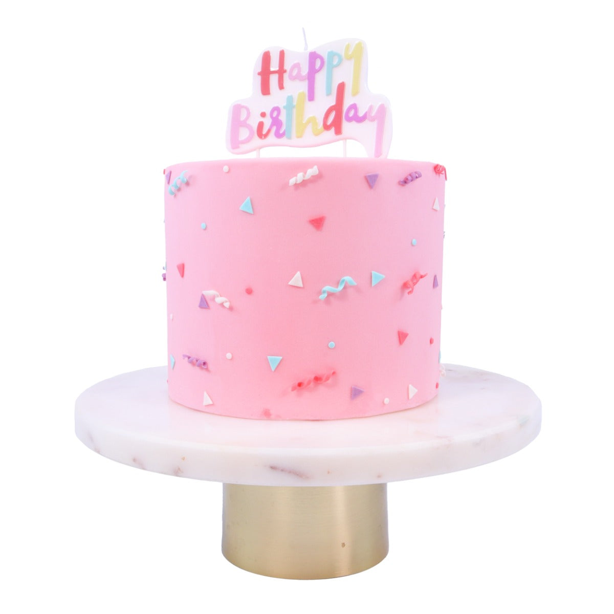 Kakelys Pink Pastel Birthday Candle STK 4