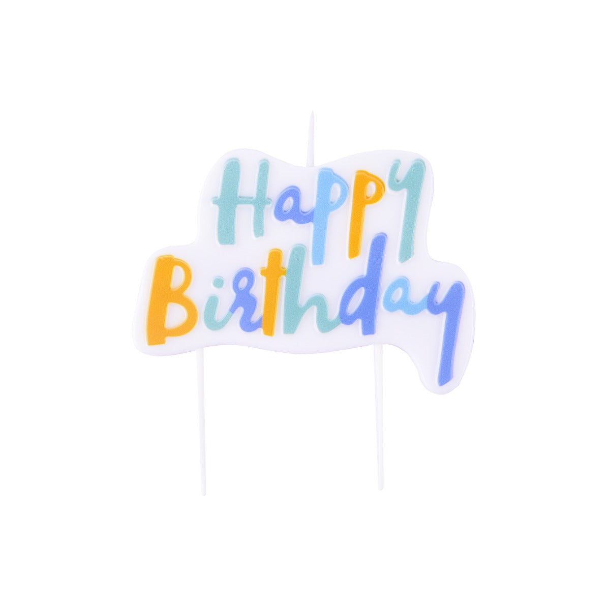 Kakelys Blue Pastel Birthday Candle STK