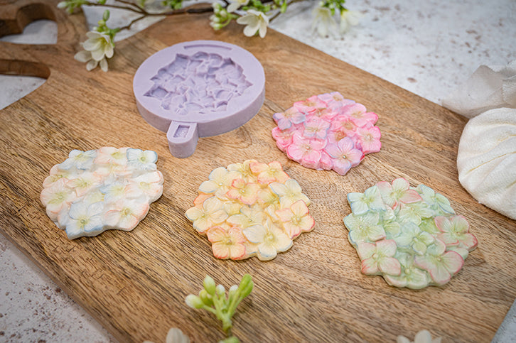 Karen Davies Silikonform Cupcake Hortensia 2