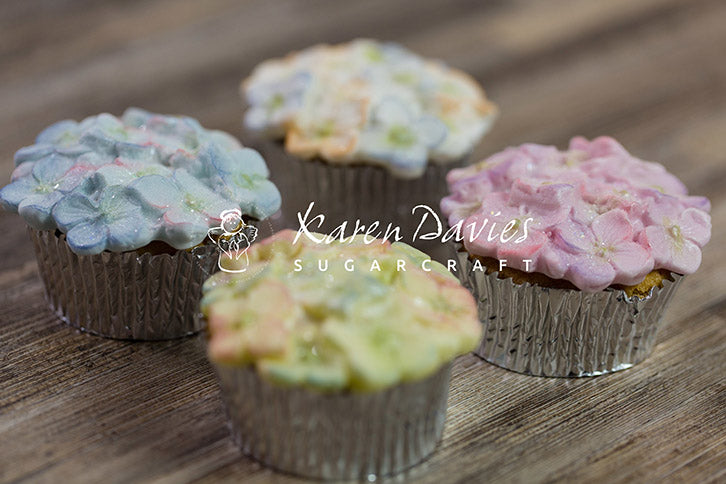 Karen Davies Silikonform Cupcake Hortensia 3