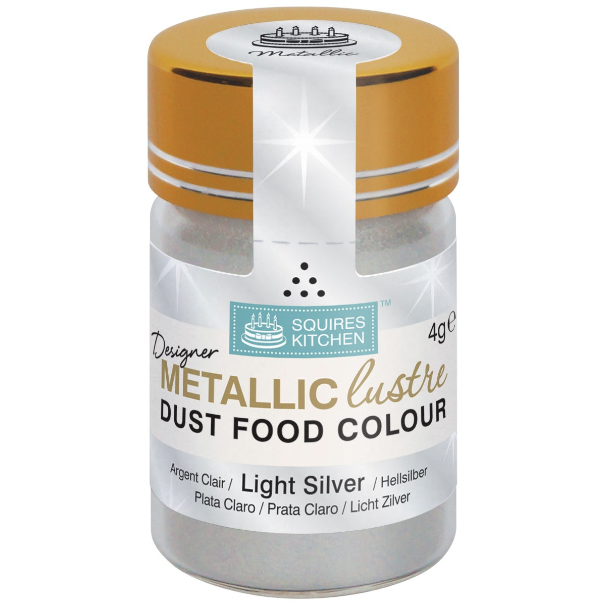 SK Met Lustre Dust Light Silver, 4g