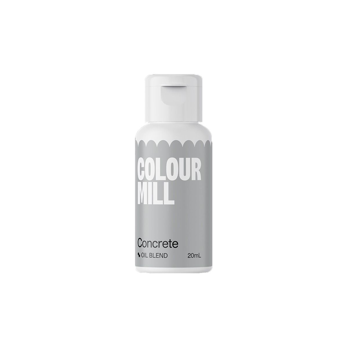 Colour Mill Oljebasert Matfarge 20ml Concrete