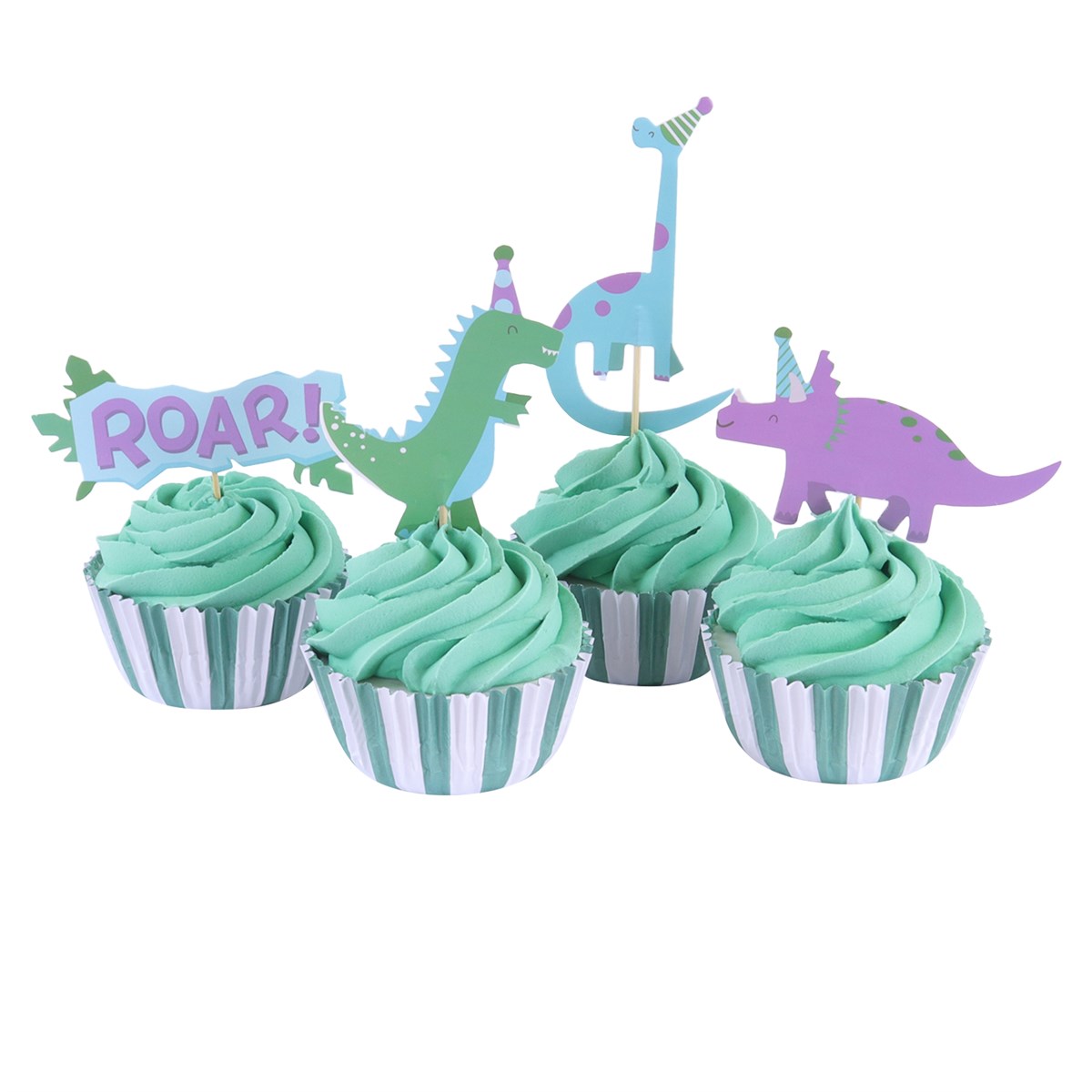 Cupcake sett Dinosaur, pk/24 2