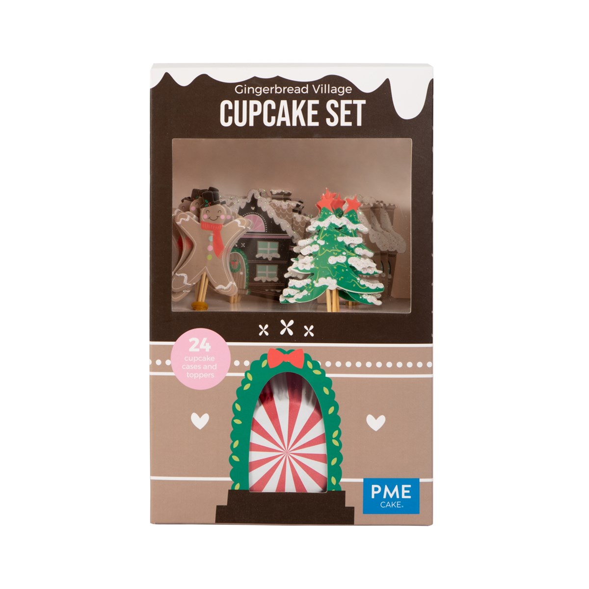Cupcake sett Jul, pk/24