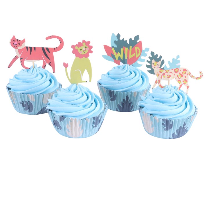 Cupcake sett Safari, pk/24 2