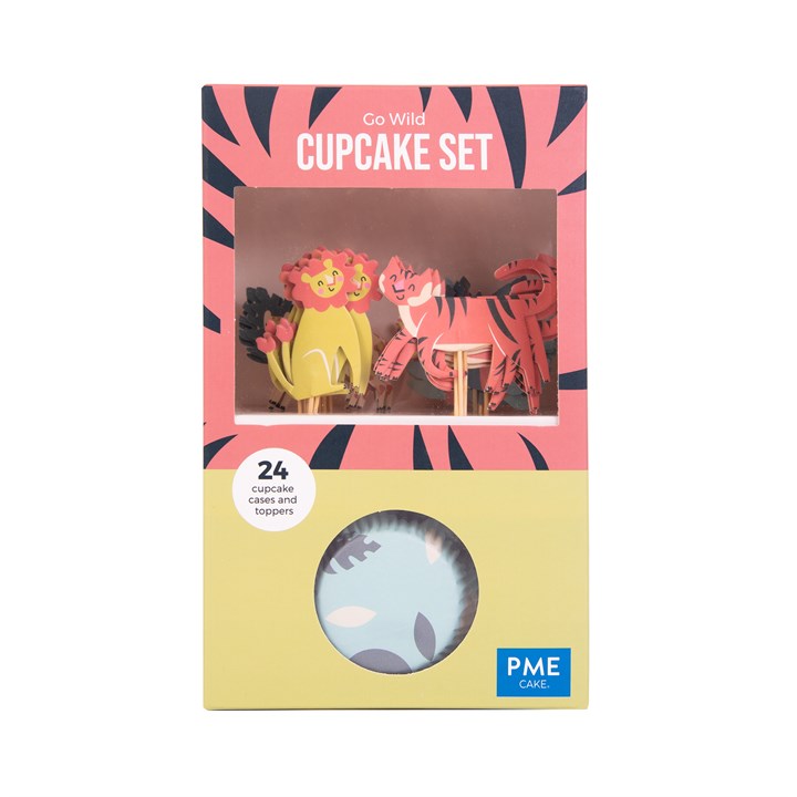 Cupcake sett Safari, pk/24