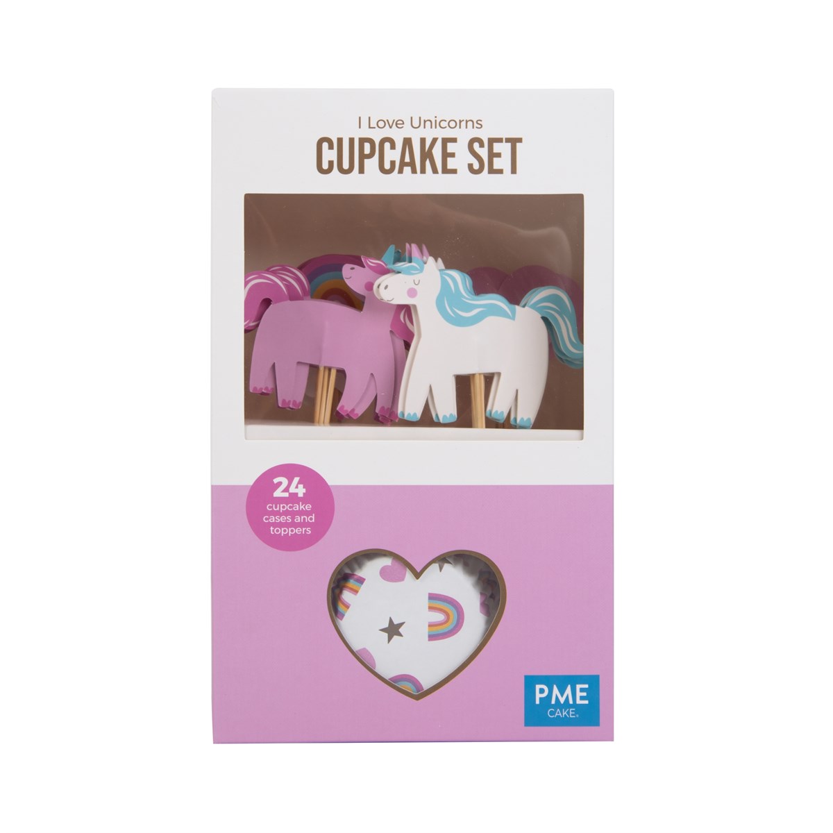 Cupcake sett Unicorn, pk/24