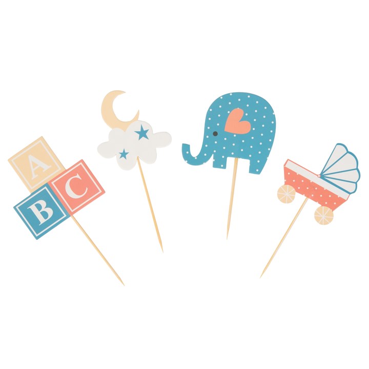 Cupcake sett Baby, pk/24 3