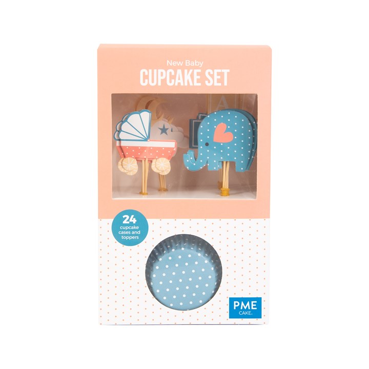 Cupcake sett Baby, pk/24