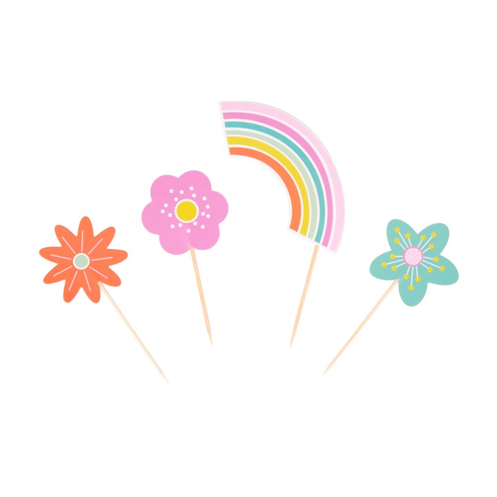 Cupcake Sett Regnbue, pk/24 3