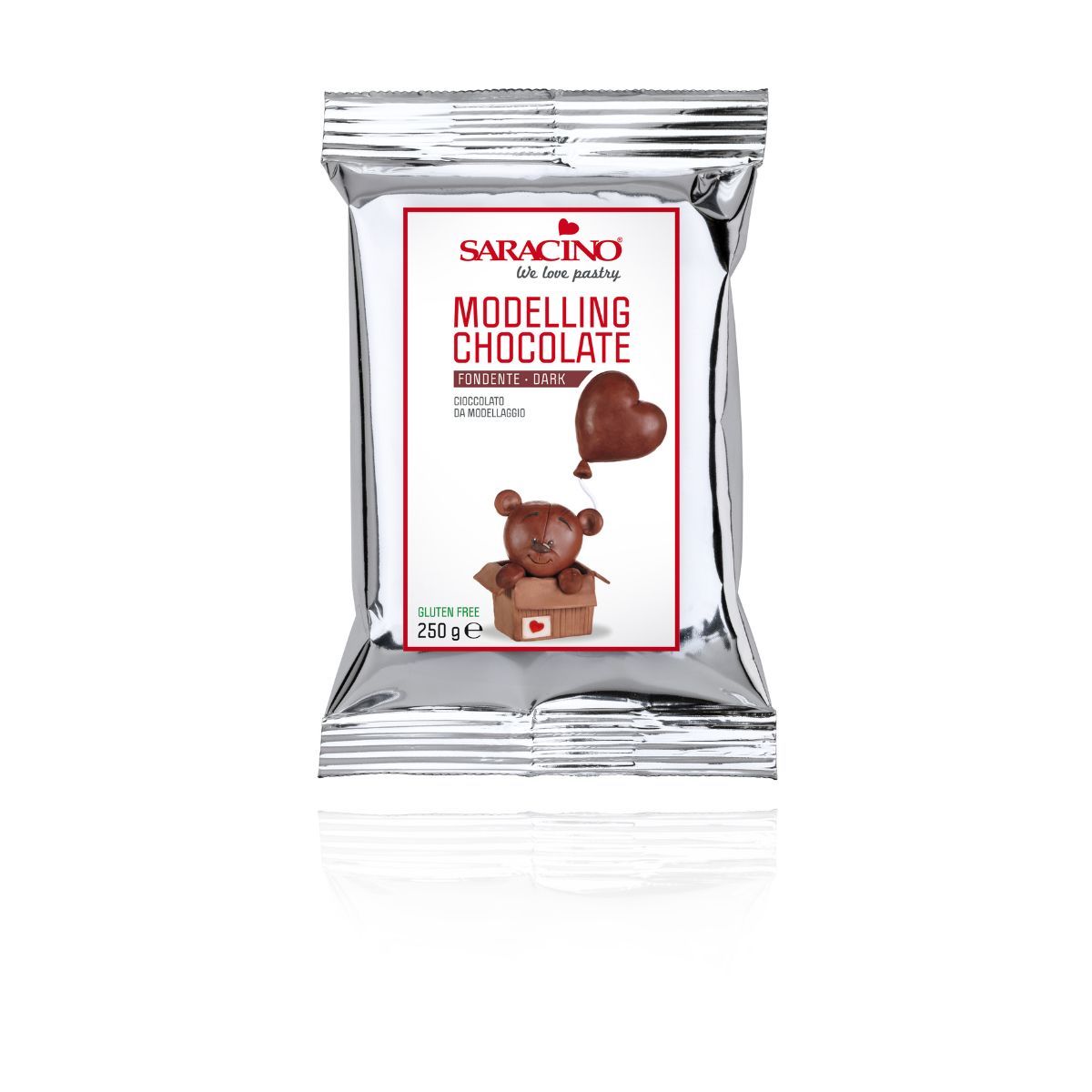 Saracino Modelleringssjokolade Mørk 250g