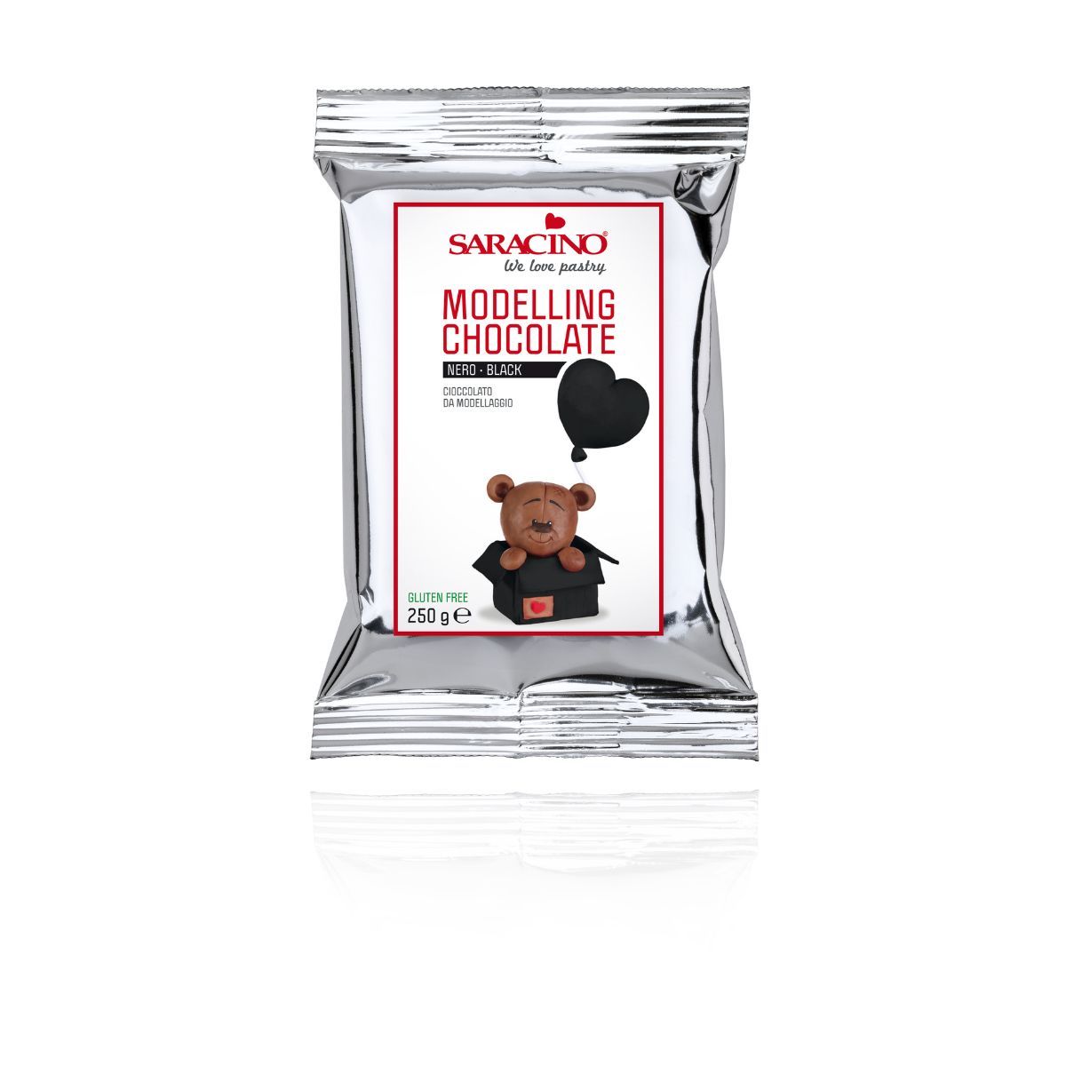 Saracino Modelleringssjokolade Sort 250g