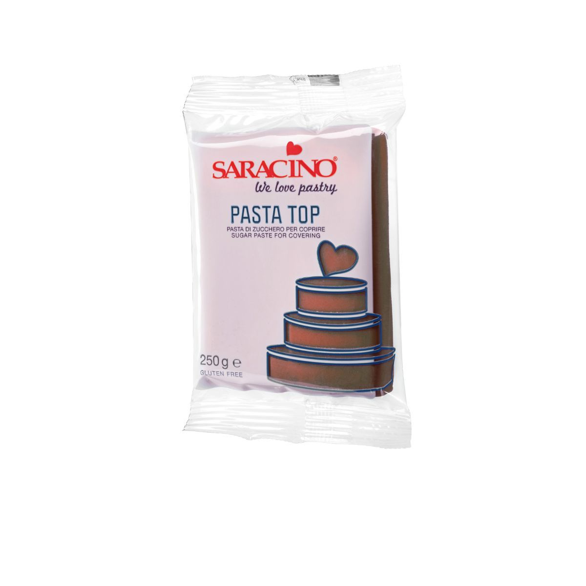 Saracino Top Paste Fondant Brun 250g