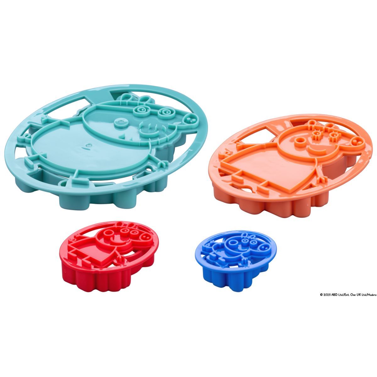 Utstikker m/embosser Peppa Gris sett 4 2