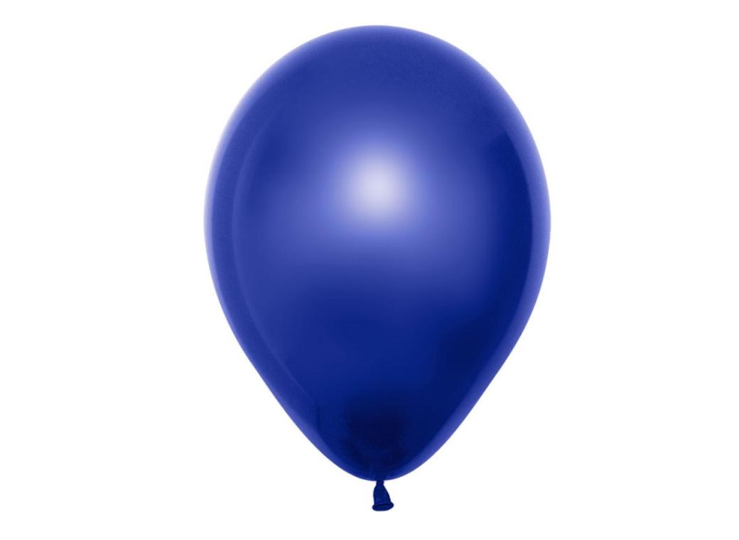 Ballonger Duo Blå Metalic 30cm, 8 PK