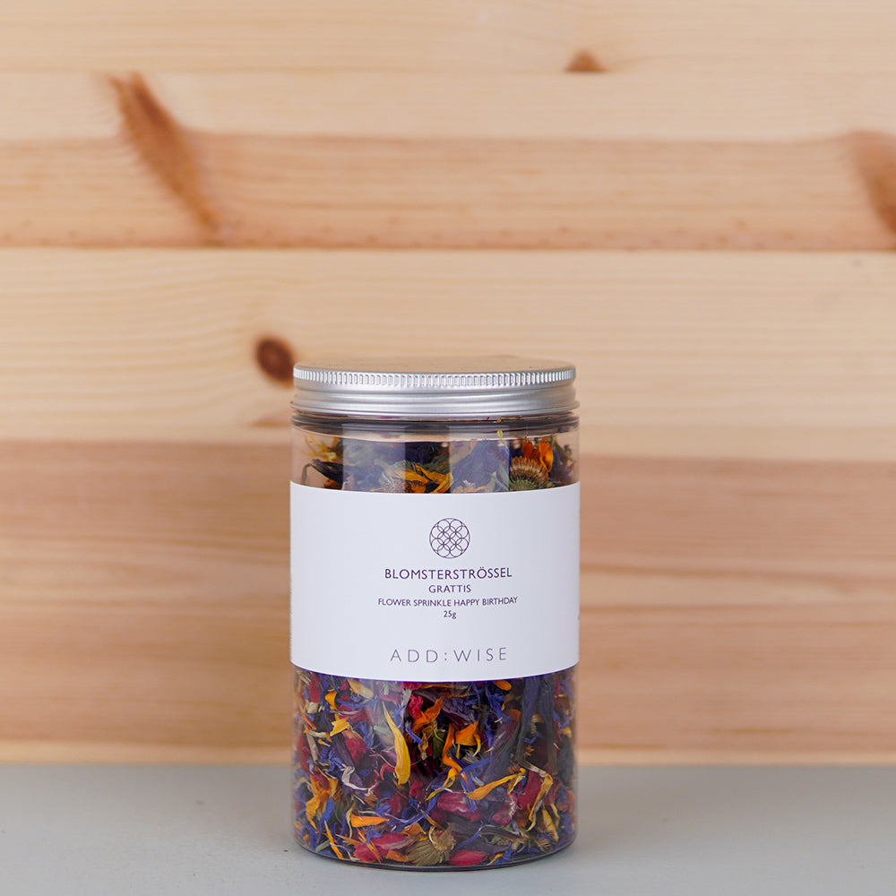 Add Wise Spiselige Blomster Happy Birthday 30g