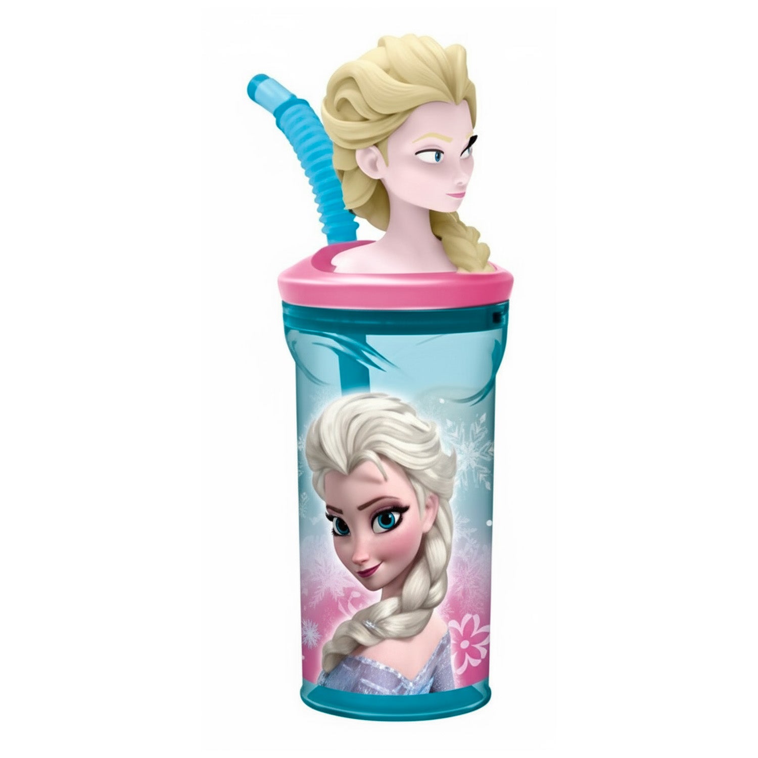 Drikkeglass Frozen Elsa i 3D
