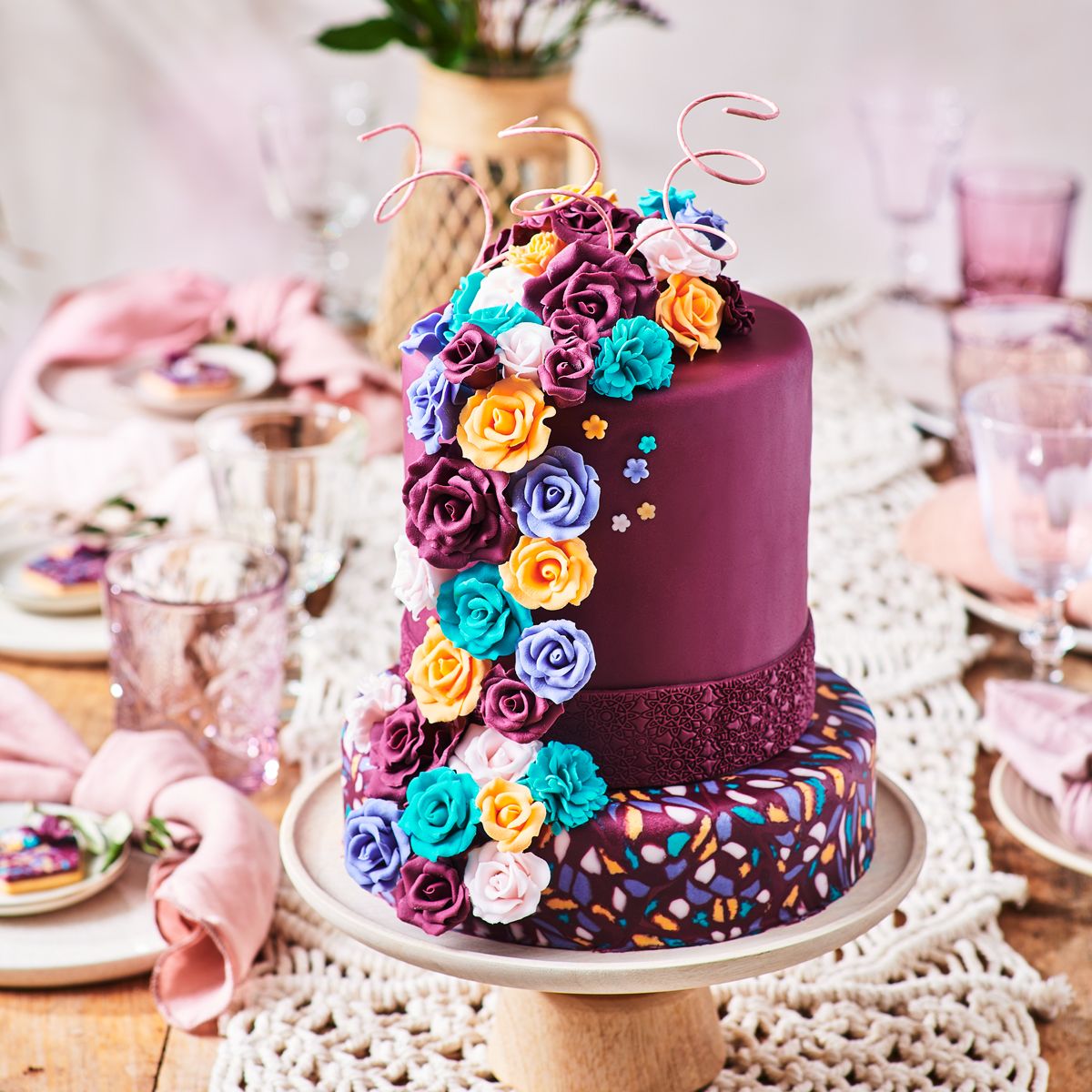 FunCakes Fondant Chic Aubergine 250g 2