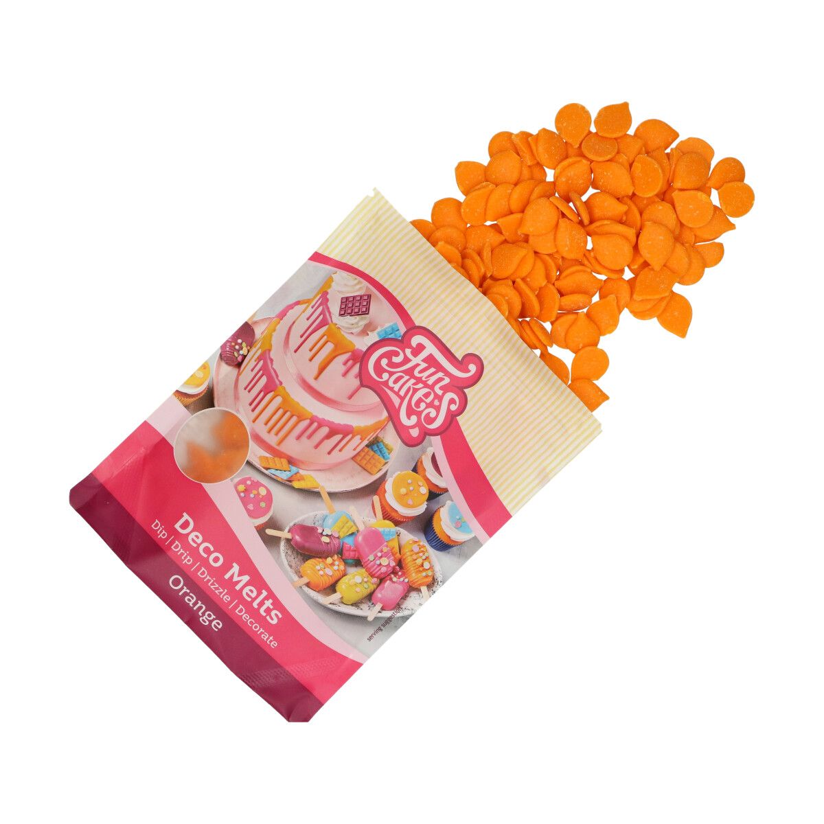 FunCakes Deco Melts Oransje 250g 2
