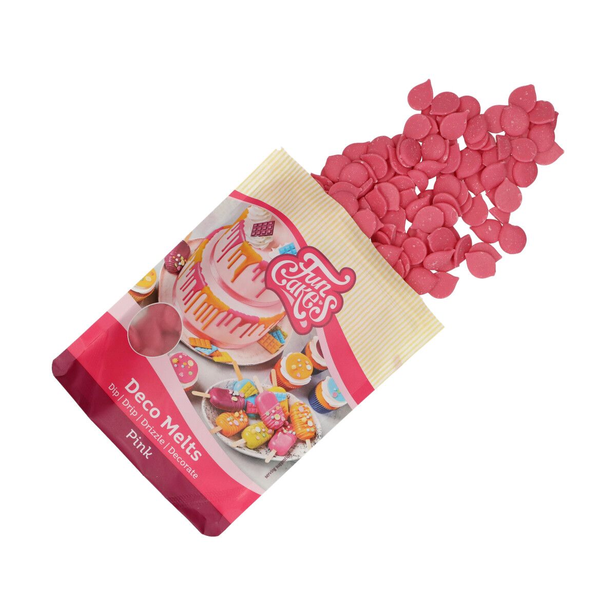 FunCakes Deco Melts Rosa 250g 2