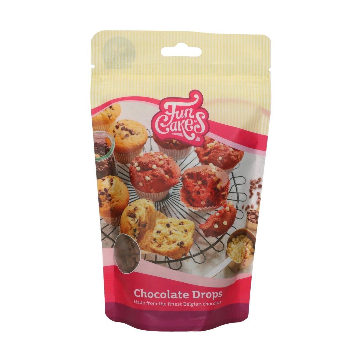 Funcakes Sjokoladedråper Melkesjokolade 350g 2