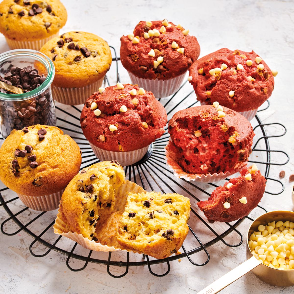 Funcakes Sjokoladedråper Hvit Sjokolade 350g 3