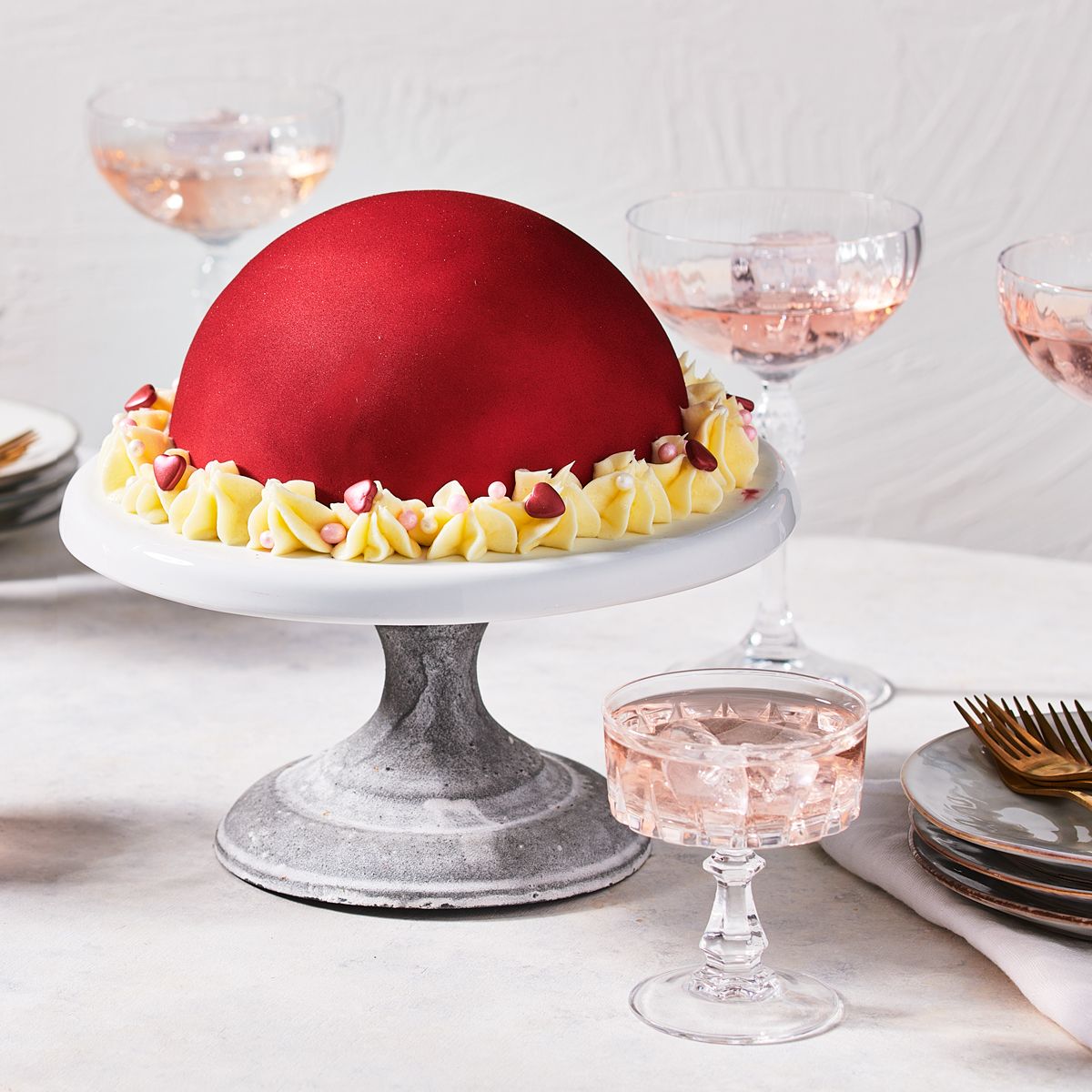 Fargespray Metallic Rød 2